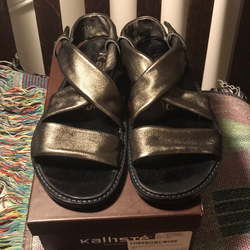 Kalliste leather sandals! Never worn!